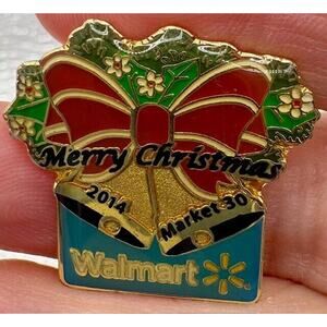 Walmart Pin - Merry Christmas 2014 - Market #30 - Hogeye 2014 Backside